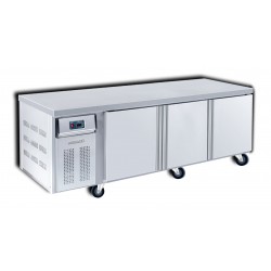 Dual Counter Chiller Freezer 3 Door 2400 Front View